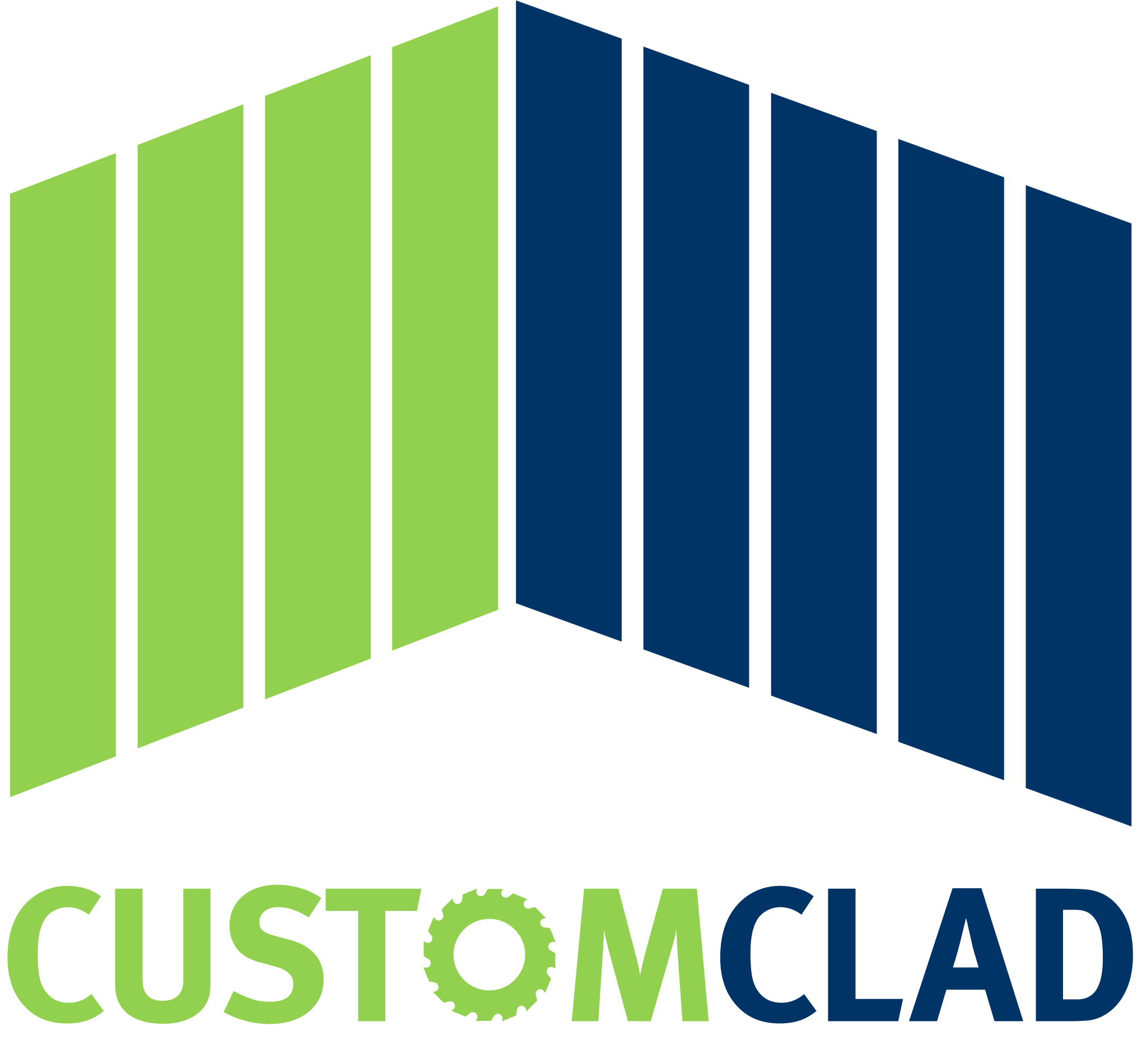 Customclad new product launch logo